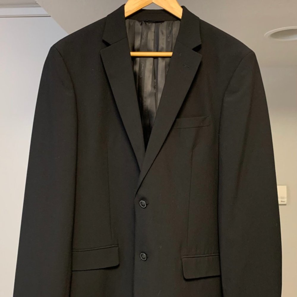 Men's Black Suit Jacket / Blazer - 40R